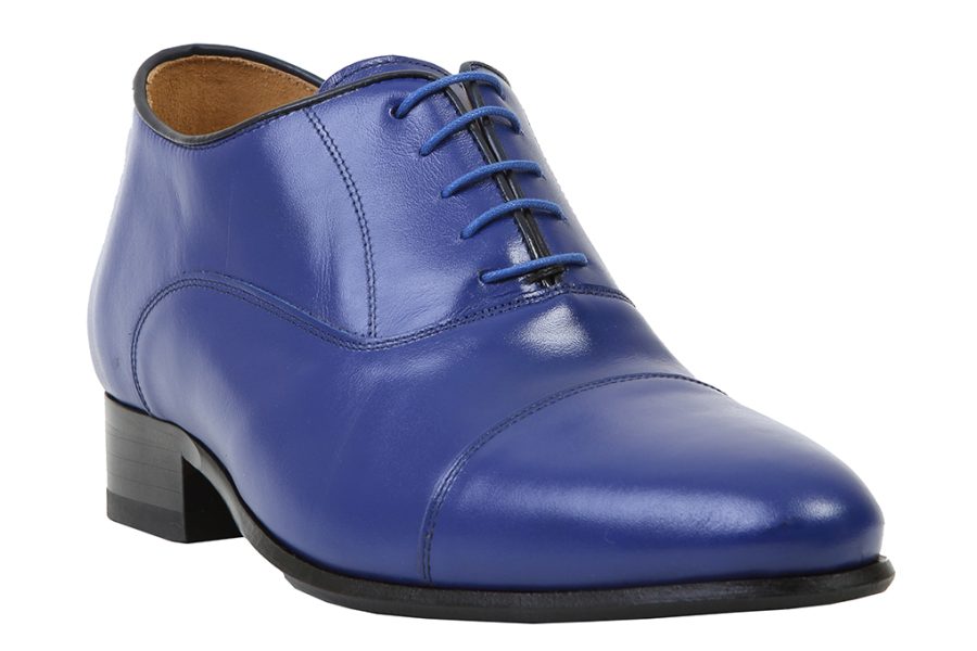 zapatos con alzas hiplus 3009 az oxford en piel boxcalf. sube de 6 a 7 cm de estatura