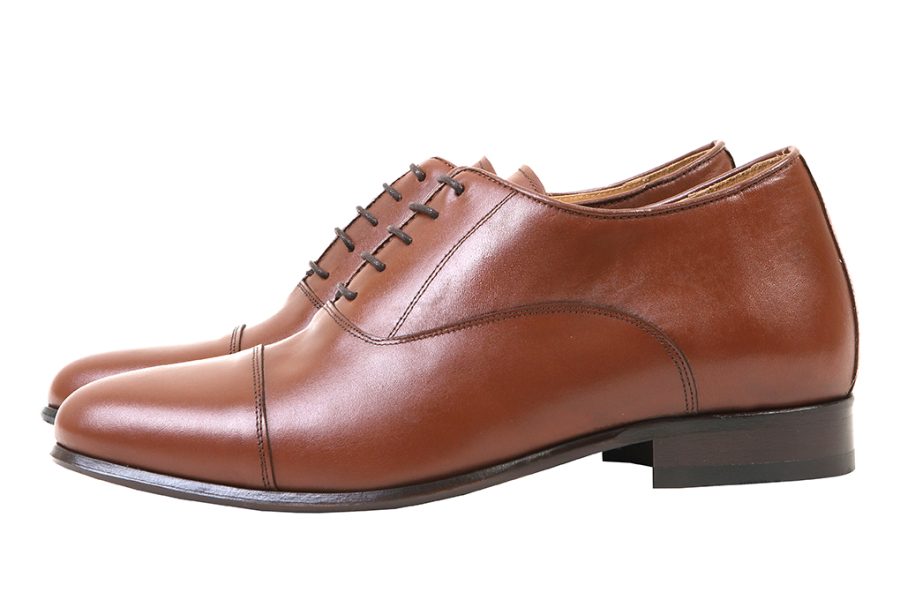 zapatos con alzas hiplus 3009 m oxford en piel boxcalf. sube de 6 a 7 cm de estatura