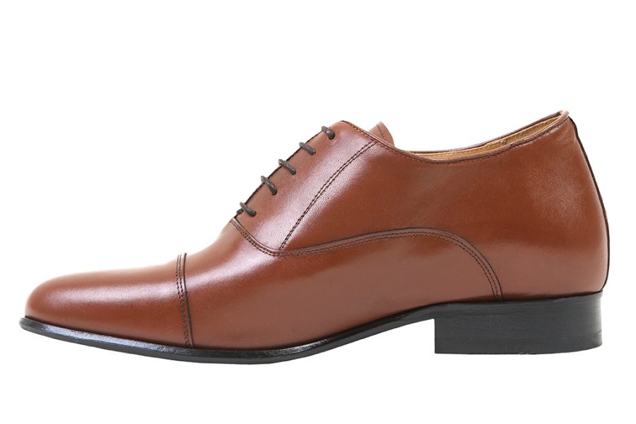 zapatos con alzas hiplus 3009 m oxford en piel boxcalf. sube de 6 a 7 cm de estatura