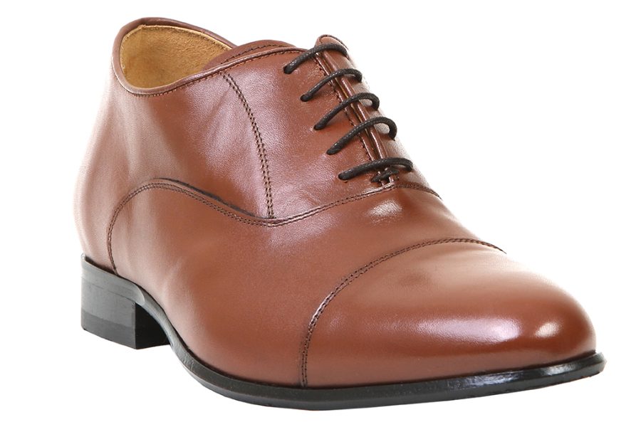 zapatos con alzas hiplus 3009 m oxford en piel boxcalf. sube de 6 a 7 cm de estatura